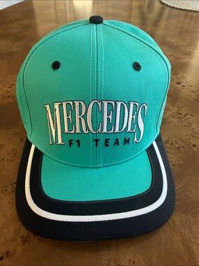 F1 Mercedes AMG Petronas Adidas Formula 1 Team Teal Green Snapback Cap